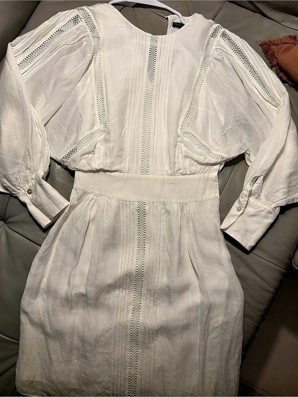 Massimo Dutti White Dress EU 34 Like New